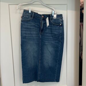 Judy Blue Dark Wash Denim Skirt